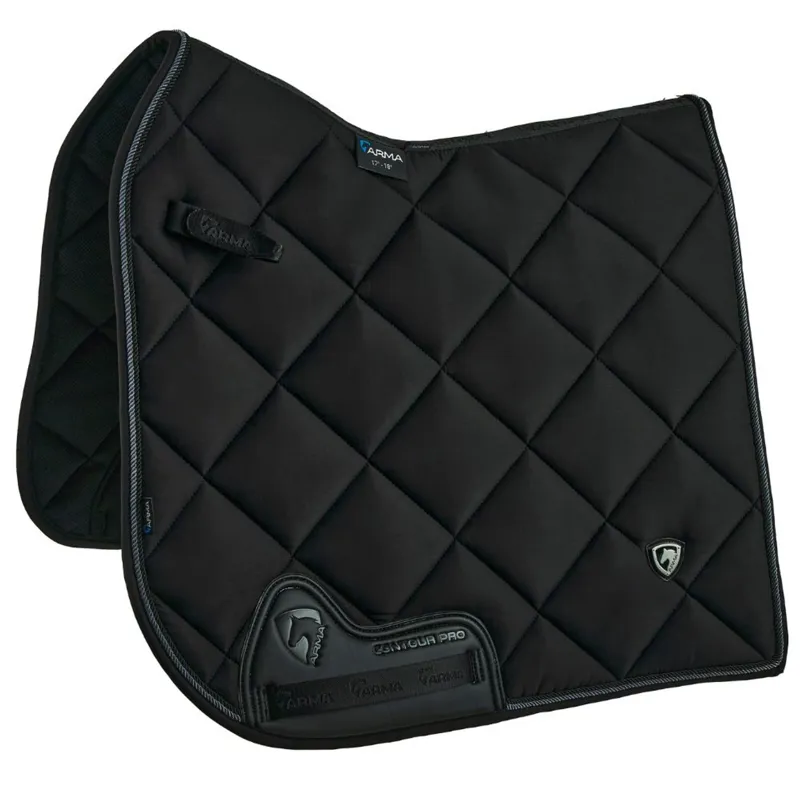 ARMA Classic Dressage Saddlecloth in Black